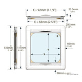 OceanAir Recessed Screen x 40 W - AmerigoStore