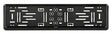 Lampa Portatarga posteriore in ABS - Nero 19906