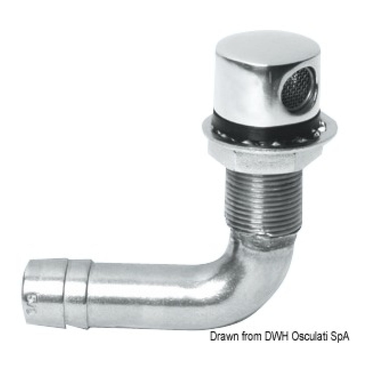 Osculati Sfiato inox 90 16 mm 20.288.01