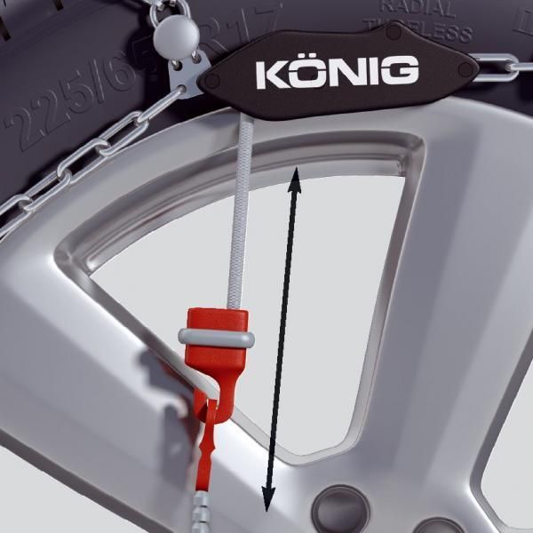 Konig Catene neve XG-12 Pro gruppo 265