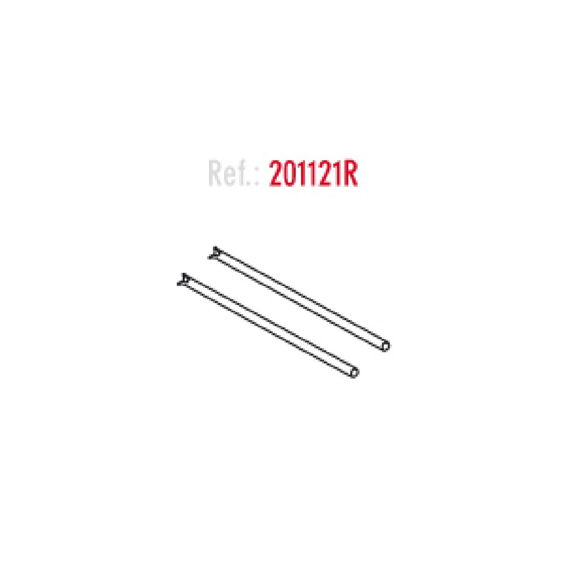 Bisagra de eje para baúl superior Shad 201121R