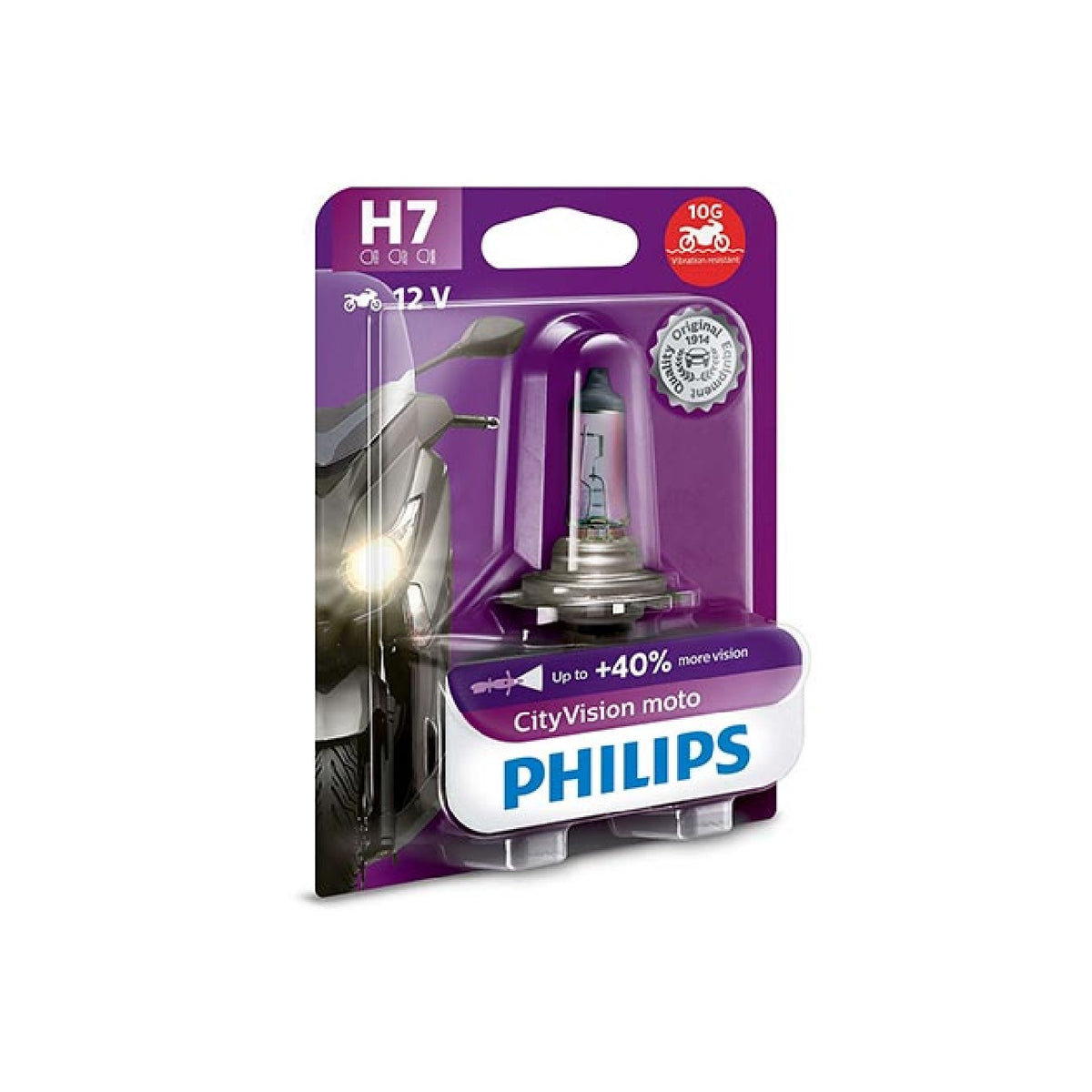 Philips Lampadina di ricambio H7 CITY VISION - 12V 55W