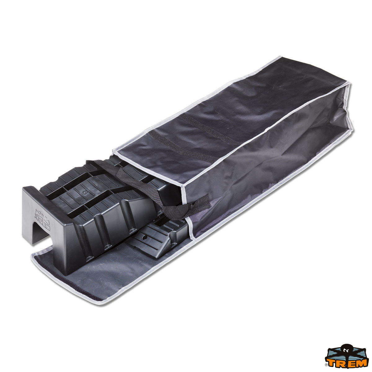Bolsa Trem para par de cuñas de equilibrio y estacionamiento para caravanas y remolques