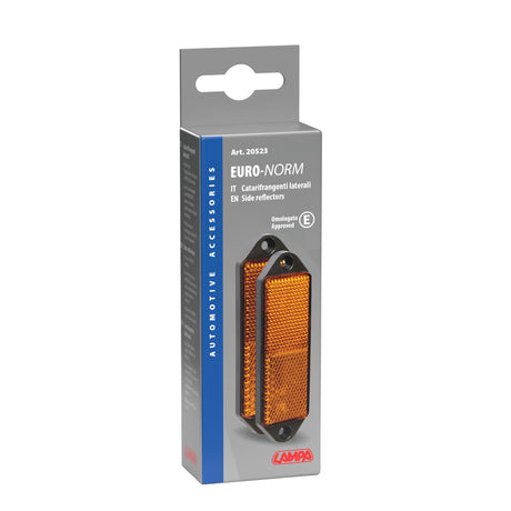 Lampa Catarifrangenti rettangolari - 90x35 mm - Arancio 20523