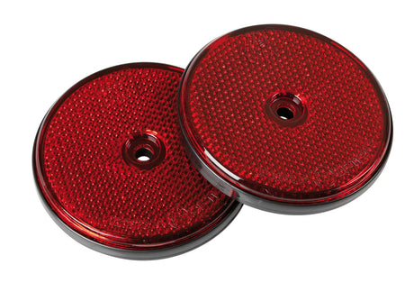 Lampa Catarifrangenti rotondi -  65 mm - Rosso 20525