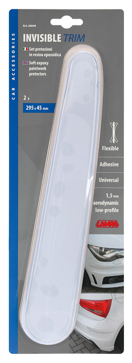 Lampa Invisible Trim, set 2 protezioni in resina epossidica - Trasparente 20649