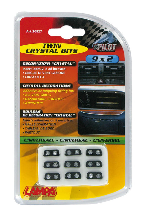 Pilot Twin-Crystal Bits, 9 pz