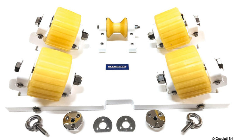 VersaChock VC4 Rodillo de placa ancha de 4 rodillos para soporte de tender