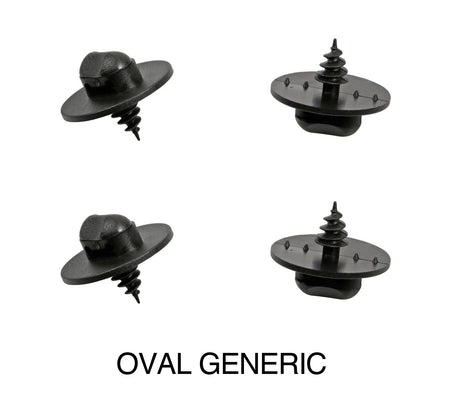 Lampa Clip fissaggio tappeti, set 4 pz - Ovale - Universale 22999