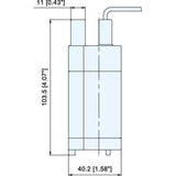 Tmc Pompa ad immersione Volts 12Lt./H 380