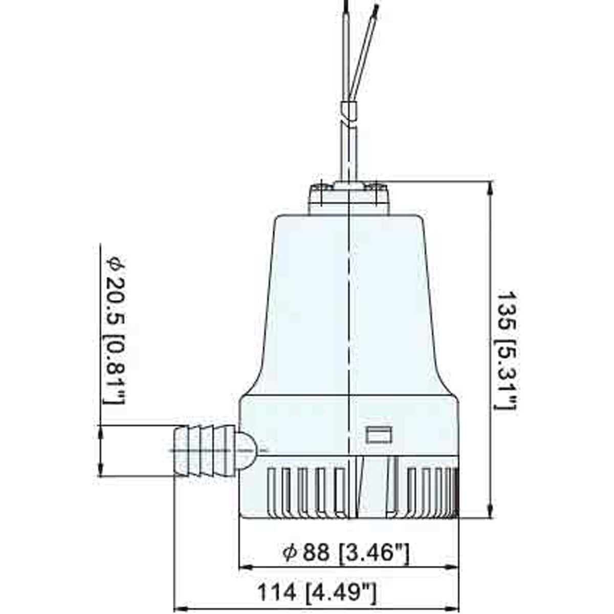 TMC Storm 600 Volt 12 Tauchpumpe