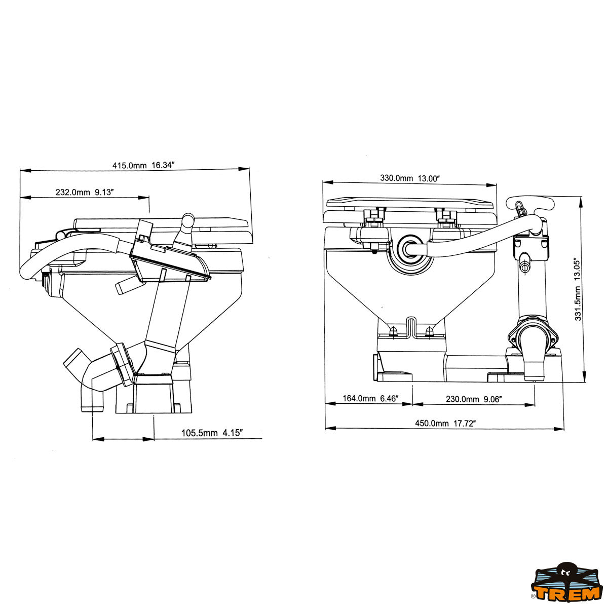 Seaflo WC marino manuale