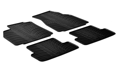 Tappetini gomma Renault Megane II 3p 10/02>10/08 Megane II 4p 10/03>10/08 24302