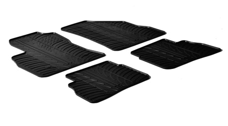 Set tappeti gomma Fiat Doblò 5p (01/10>05/20) Opel Combo Tour (04/12>12/17) 24348