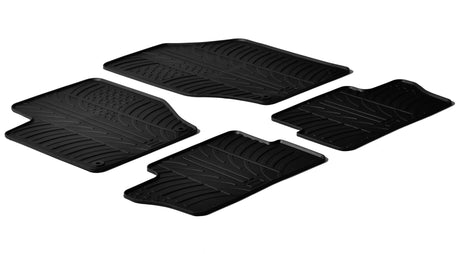 Tappetini gomma Peugeot 307 3p 06/01>08/07 307 5p 06/01>08/07 307 sw 05/02>04/08 24352