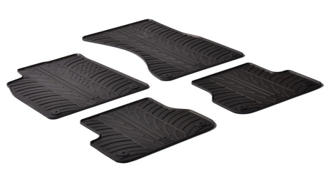 Tappetini gomma Audi A6 4p 04/11>06/18 A6 Allroad 03/12> A6 Avant 09/11>07/18 24375