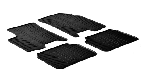 Tappetini gomma Chevrolet Aveo 3p 02/05>05/08 Aveo 5p 09/02>05/08 24381
