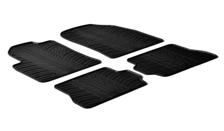 Tappetini gomma Ford Fiesta 3p 11/02>08/08 5p 05/02>08/08 Fusion 08/02>11/12 24405