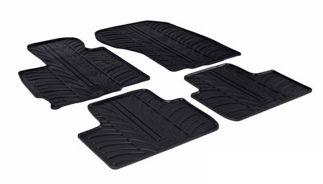 Set tappeti gomma Citroen C4 Aircross (04/12>12/17) Mitsubishi ASX (07/10>12/12) 24609