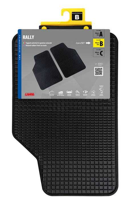 Lampa Rally, coppia tappeti anteriori - B 24802
