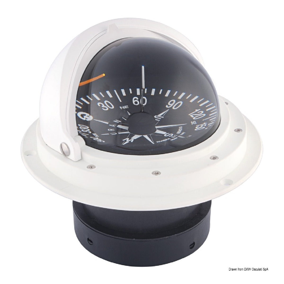 Riviera Bussola da incasso + apertura telescopica avvolgente Urani 4" (BU8 - BU10)