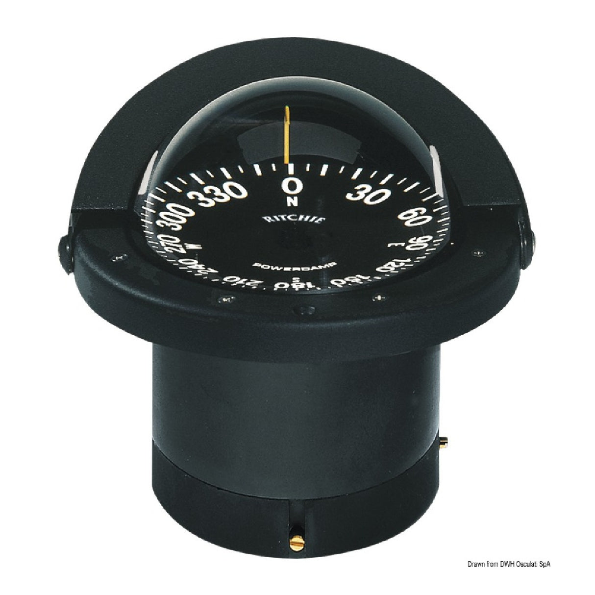 Ritchie Navigationskompasse 4 1/2 Zoll (114 mm) mit Kompensatoren und Licht