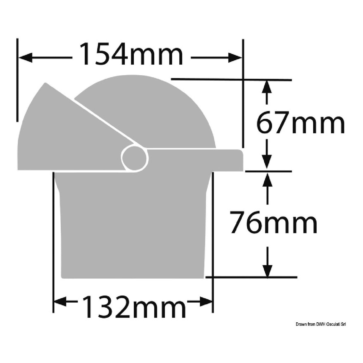 Ritchie Navigationskompasse 4 1/2 Zoll (114 mm) mit Kompensatoren und Licht