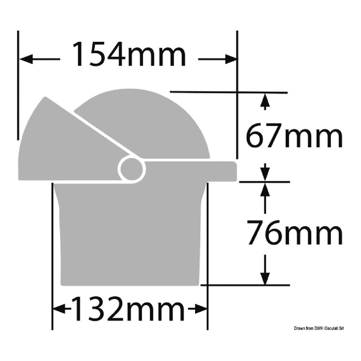 Ritchie Navigation Bussole RITCHIE Wheelmark 4'' 1/2 (114 mm)