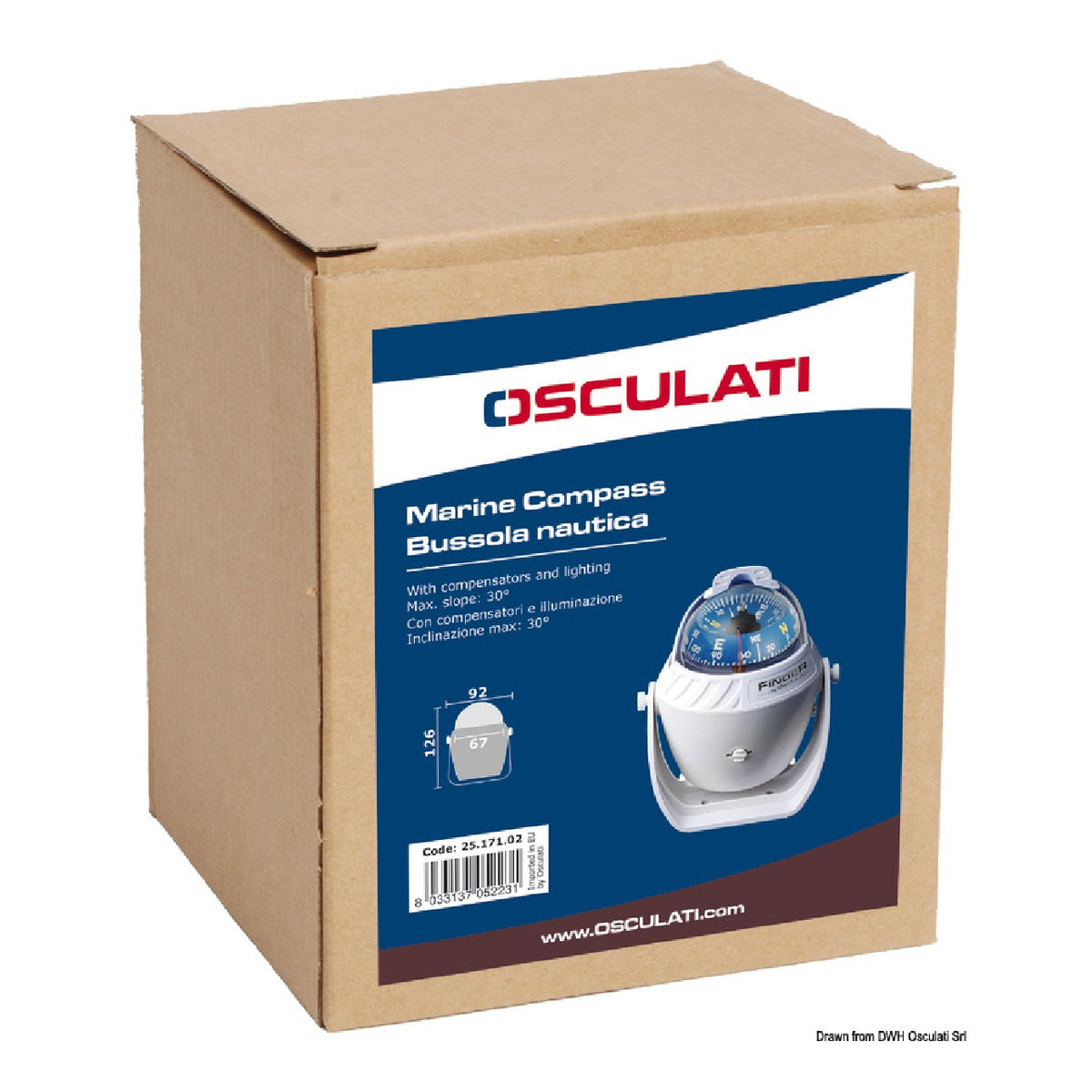 Osculati Bussole Finder 2" e 2" 5/8