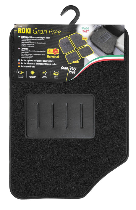 Gran Pree Roki Gran Pree, serie tappeti in moquette universali, 4 pz