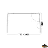 Trem Roll-bar abbattibile per gommoni