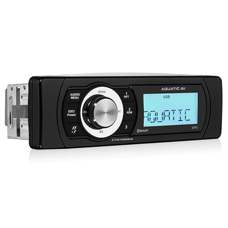 Radio stereo nautico stagno impermeabile AQUATIC AV MP6 Bluetooth/USB/MP3/AM/FM/DAB Barca - Gommone - SPA - ESTERNI - AmerigoStore