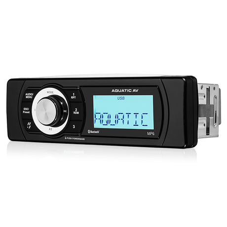 Radio stereo nautico stagno impermeabile AQUATIC AV MP6 Bluetooth/USB/MP3/AM/FM/DAB Barca - Gommone - SPA - ESTERNI - AmerigoStore