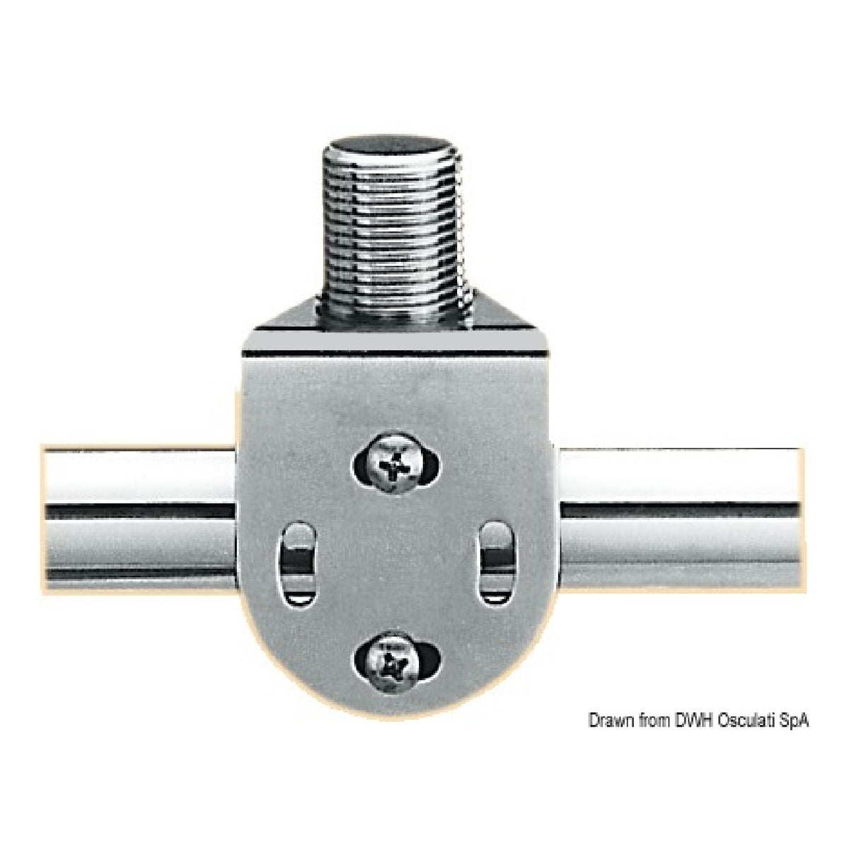 Osculati Supporto antenna GPS/VHF fisso per pulpito 29.862.33