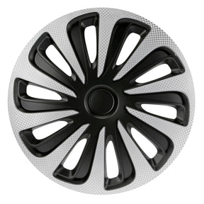 Pilot Kojin Carbon Silver-Black - Set 4 copricerchi -  16"