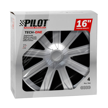Pilot Raze Silver - Set 4 copricerchi -  16"