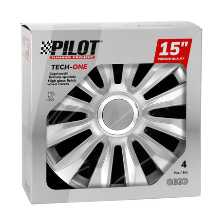 Lampa Copricerchi auto 4 pz - verniciati Tech-One Avalone Pro -  15" 31522