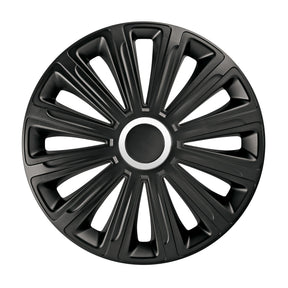 Pilot Copricerchi auto 4 pz - verniciati Tech-One Trend Black -  16"