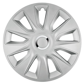 Pilot Copricerchi auto 4 pz - verniciati Tech-One Stratos RC Silver -  14"