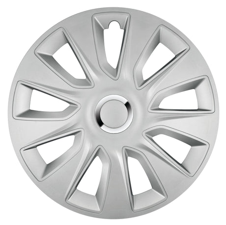 Pilot Copricerchi auto 4 pz - verniciati Tech-One Stratos RC Silver -  15"
