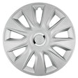 Pilot Copricerchi auto 4 pz - verniciati Tech-One Stratos RC Silver -  16"