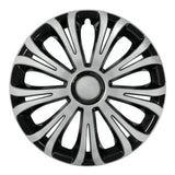 Pilot Copricerchi auto 4 pz - verniciati Tech-One Avera Silver & Black -  15"