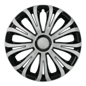 Pilot Copricerchi auto 4 pz - verniciati Tech-One Avera Silver & Black -  16"