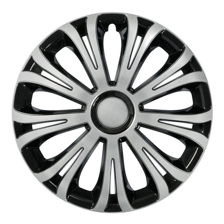 Pilot Copricerchi auto 4 pz - verniciati Tech-One Avera Silver & Black -  16"