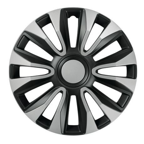 Pilot Copricerchi auto 4 pz - verniciati Tech-One Avalone Silver & Black -  15"