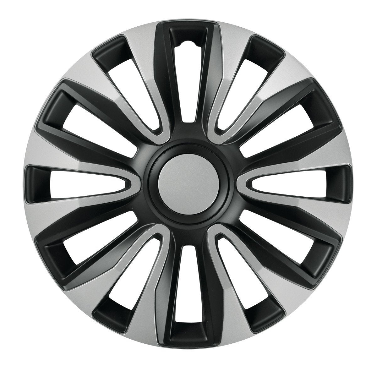Pilot Copricerchi auto 4 pz - verniciati Tech-One Avalone Silver & Black -  16"