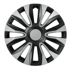 Pilot Copricerchi auto 4 pz - verniciati Tech-One Avalone Silver & Black -  16"