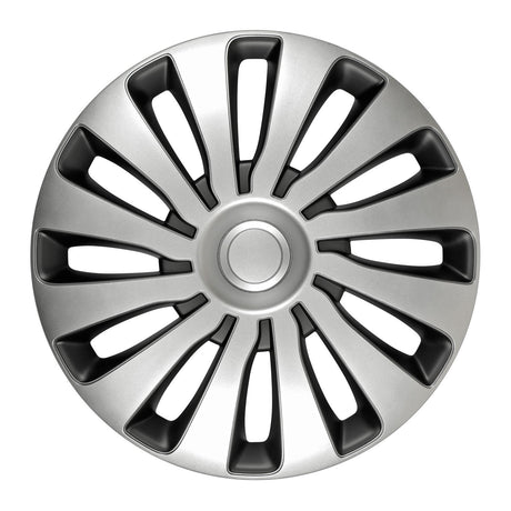 Pilot Copricerchi auto 4 pz - verniciati Tech-One Sepang Silver & Black -  16"