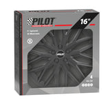 Pilot Speedster - Set 4 copricerchi - 16" - Nero