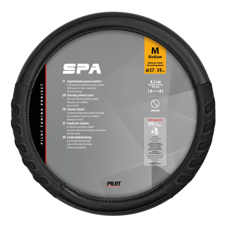 Pilot Spa, coprivolante in Skeentex - M -  37/39 cm - Nero